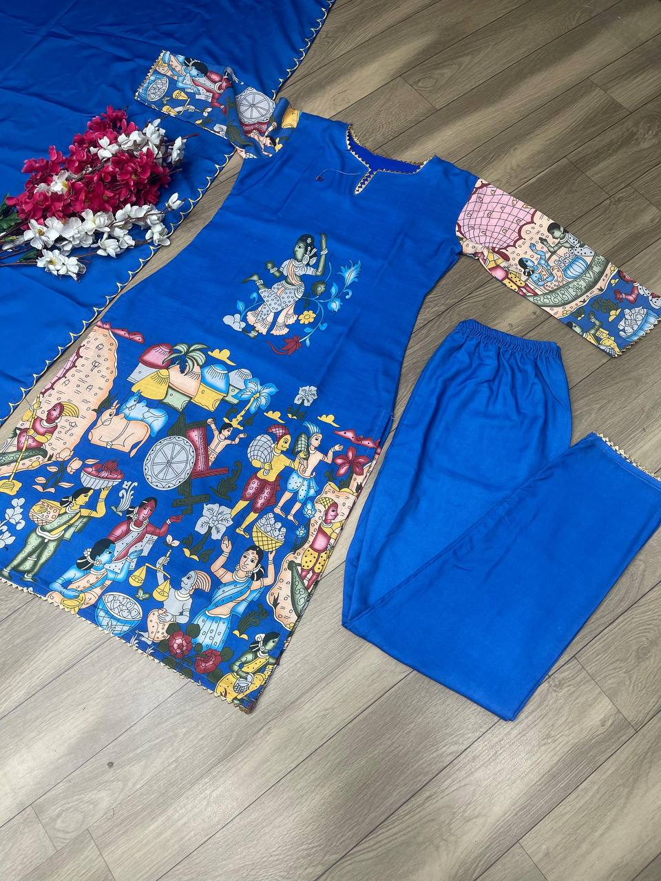 Launching Festival Special Kalamkari Kurti Pair 💃💌